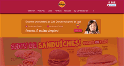 Desktop Screenshot of cafedonuts.com.br